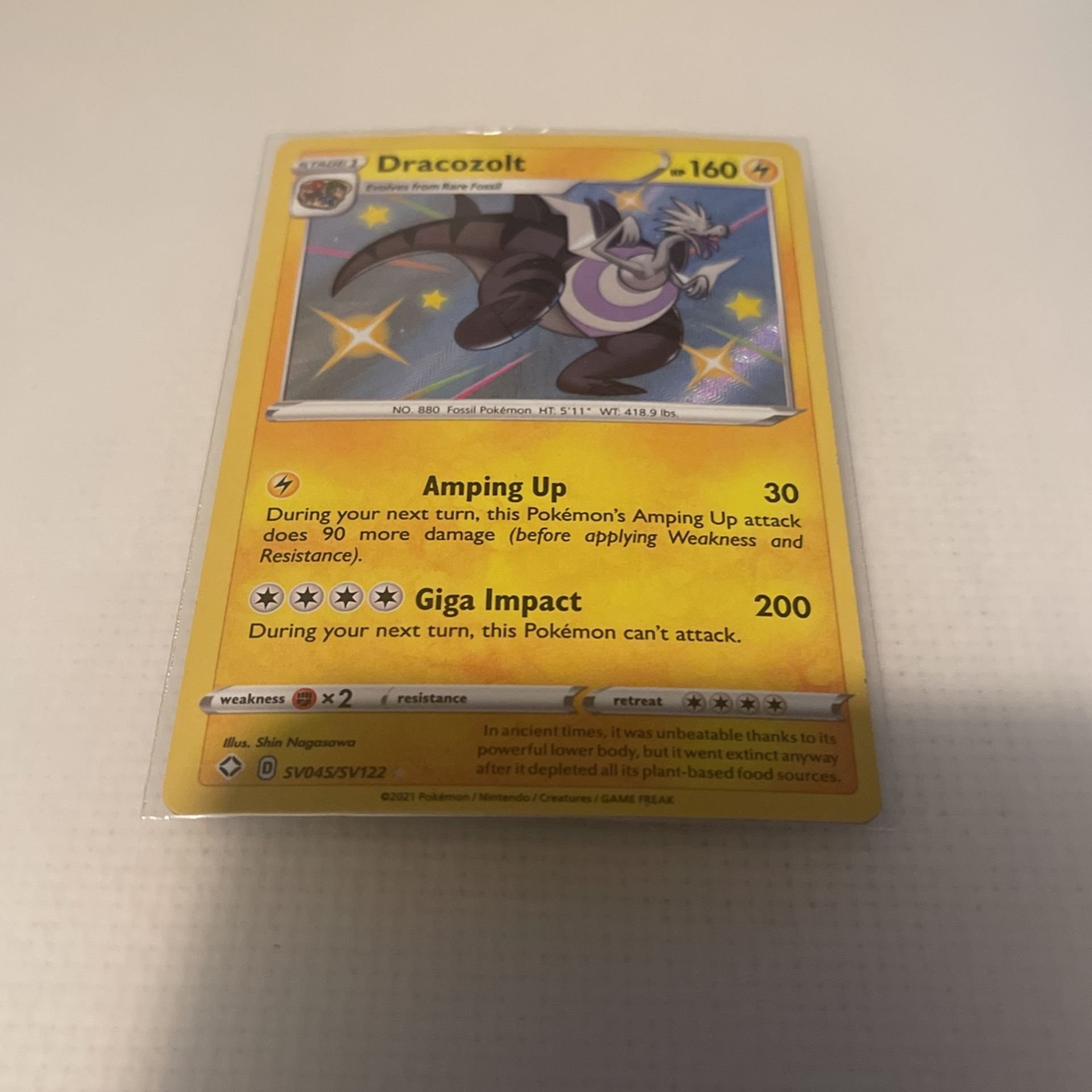 Pokémon Dracozolt SV45/SV122