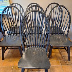 Seven Dining Chairs 