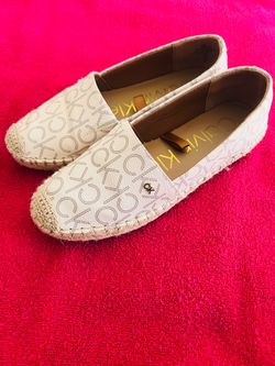 Calvin Klein Monogram Espadrille Slip-On Flats # 5