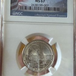 🏞 2014-D Arches National Park Quarter  NGC MS67 • America the Beautiful Series • Certified Gem
