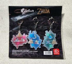 Splatoon / Legend of Zelda keychain set