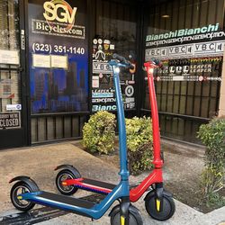 Kestrel Electric Scooter Rebel Red/ Marine Blue E-Scooter  New price $278.99 Free Free Shipping  ***No Trades***   Kestrel Electric Scooter Rebel Red 