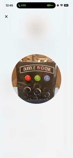 Bubble machine $25