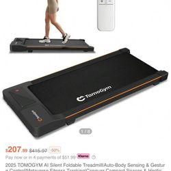 Walking Pad, 2-in-1 Treadmill for Home & Office, Portable Under Desk Treadmill Walking Jogging Machine with Remote Control