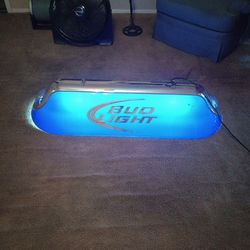 Pool Table Bud Lite Sign