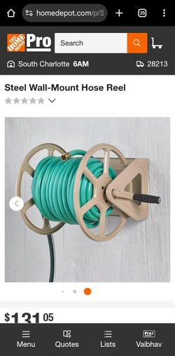 Steel Wall-Mount Hose Reel