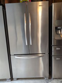 Kitchen Aid Refrigerator - stainless steel