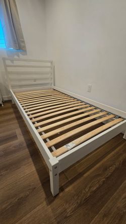 Like-New IKEA Twin Bed Frame + FREE Slats