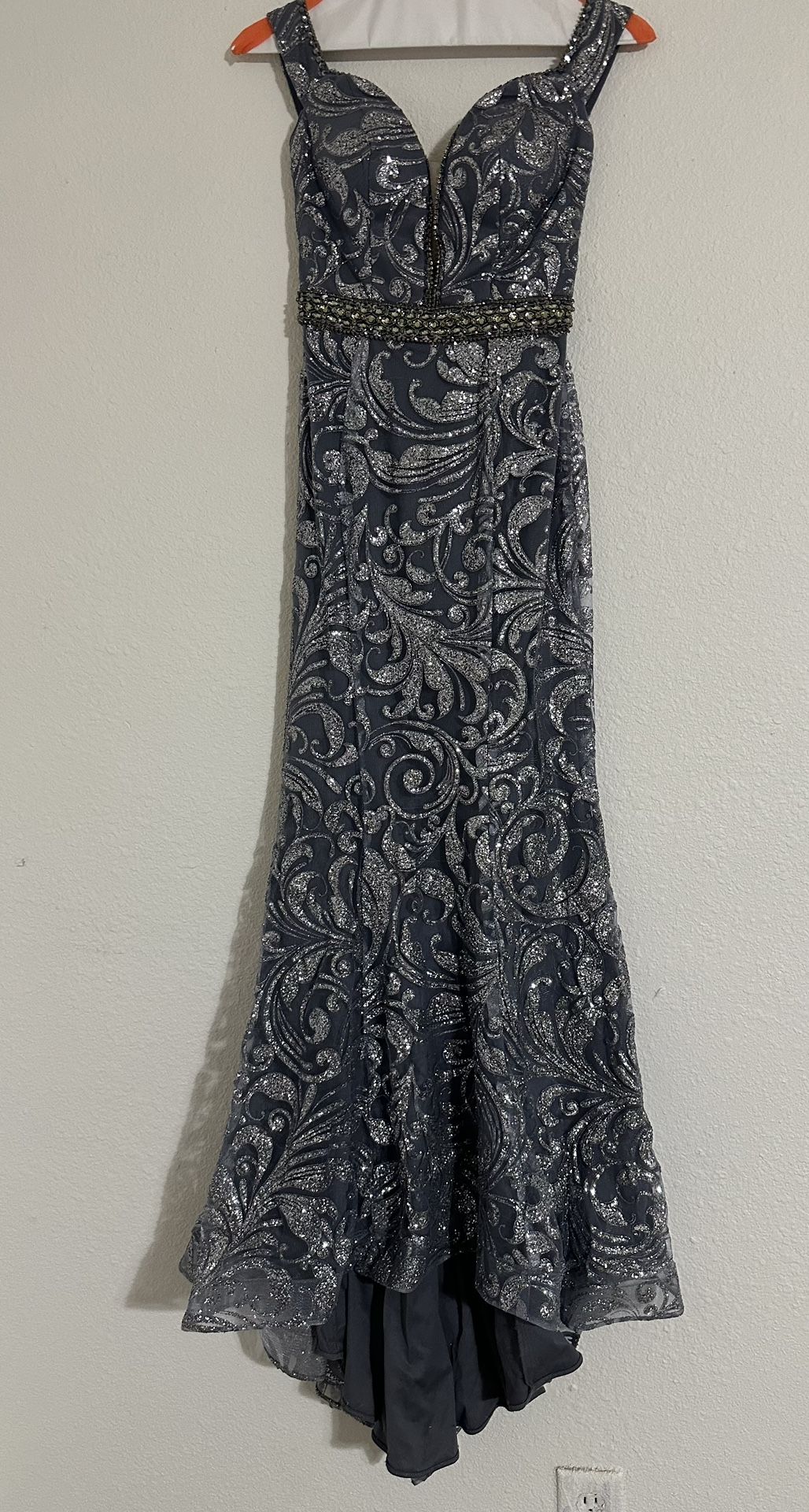 #L - Blue gray Dress
