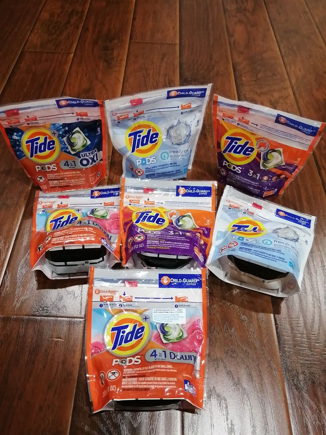 Tide laundry detergent pods