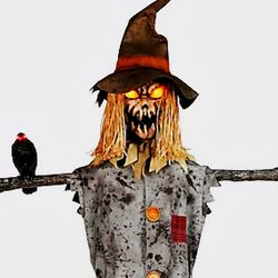 Halloween 10.5 ft Animated Scarecrow from Haunted Living