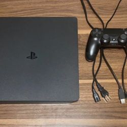PS4, No Box, With 1 Game 