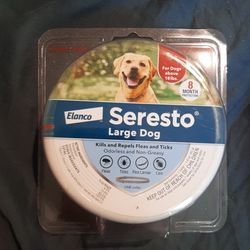 Bayer Seresto Flea and Tick Collar for Large Dogs Above 18 Lbs.
