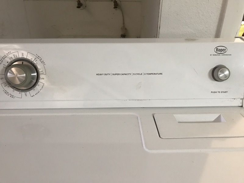 ROPER by Whirlpool heavy duty / super capacity 5 cycle dryer 3