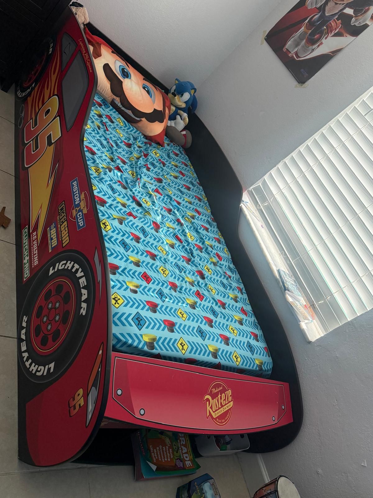 Cars Twin Bed - No Mattress