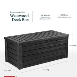 Plastic Resin Deck Box 