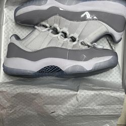 Jordan 11 Retro Low Cement Grey - Size 9 Men