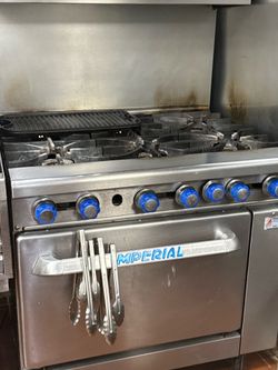 Imperial comercial 6 burners