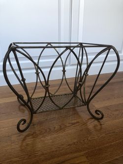Vintage Wrought Iron Rack