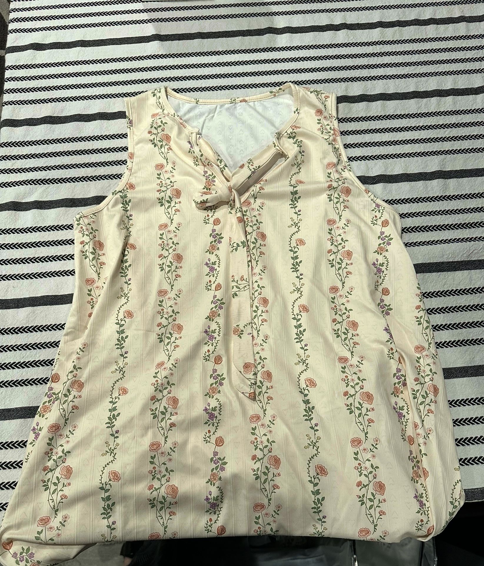 Flower print sundress