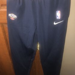 Nike Dri Fit Authentic NBA New Orleans Hornets Sweatpants 