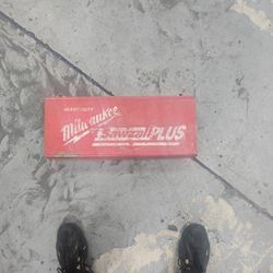 Milwaukee Sawzall with Vintage MIilwakee Tool Box