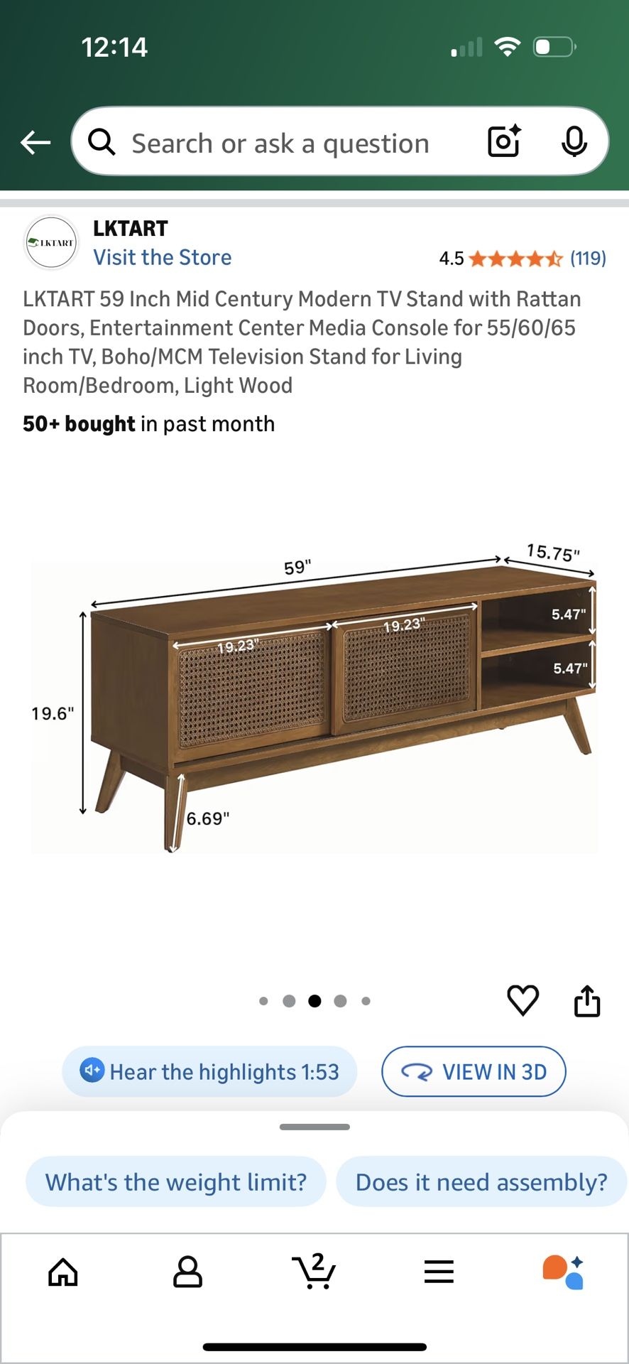 59 Inch Tv Entertainment Stand
