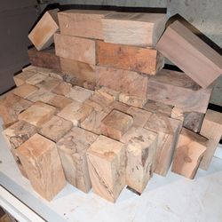 Tote Of Exotic Wood Scales 