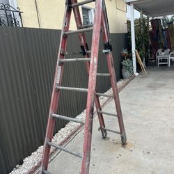 Escalera De 8 Pies De Fibra De Vidrio Muy Barata