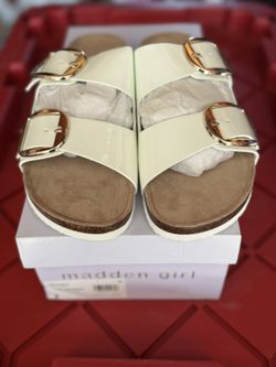 Size 9 Madden Girl  White Patent NEW
