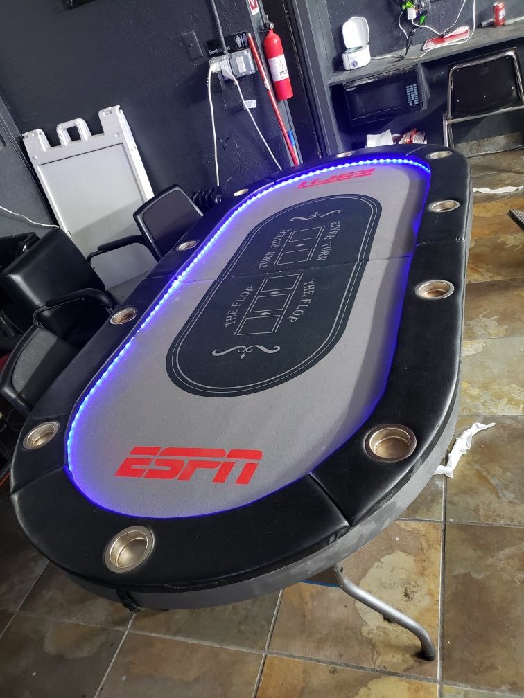 ESPN POKER TABLE for Sale in San Antonio, TX OfferUp