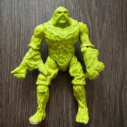 Vtg SNAP UP SWAMP THING action figure original 1990 Kenner green monster