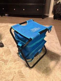Bud Light Folding Stool with Cooler Bag Speaker
