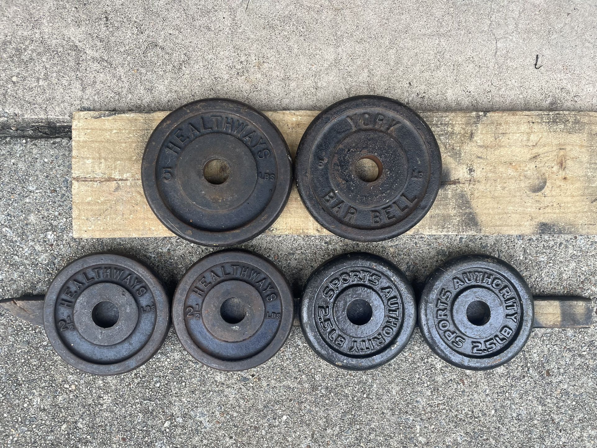 Standard Weight Plates 20 lbs