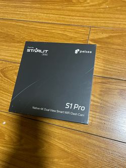 Starlit 4k dual view dash cam