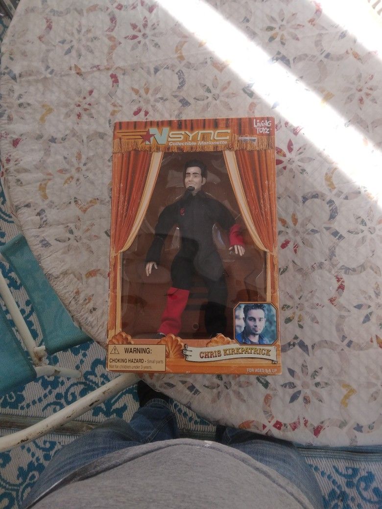 Nsync Collectible Marionette Chris Kirkpatrick Doll By Living Toyz