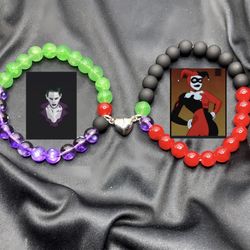 The Joker and Harley Quinn Couples Bracelet