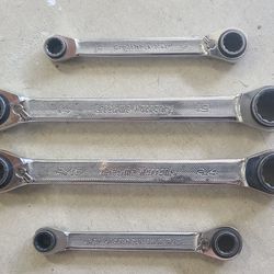4 Piece Greatneck Ratchets - Lifetime Warranty - $25.00