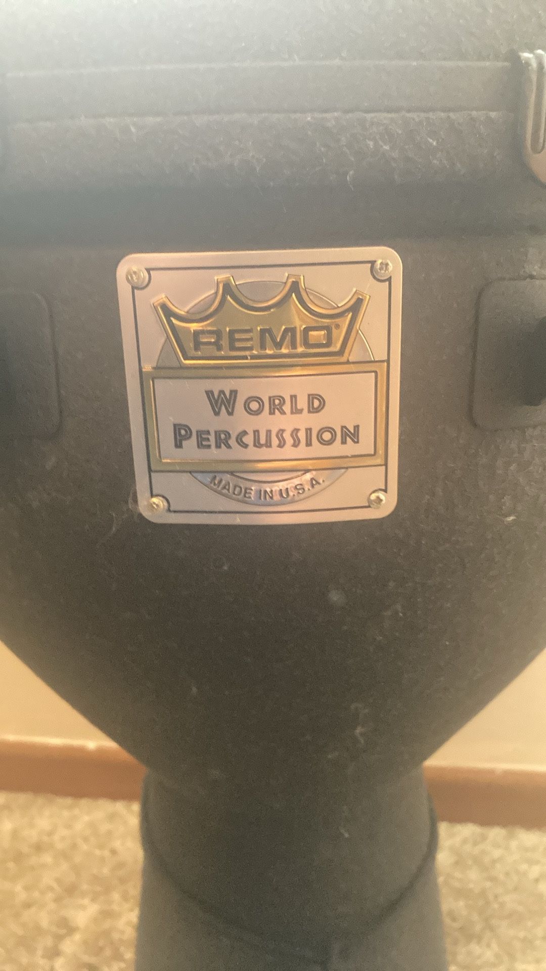 REMO World Percussion 14" X 25" Black Earth DJEMBE Drum