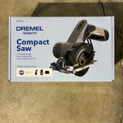 Dremel Blueprint 12V 3-3/8" Mini Circular Saw with Integrated Laser Guide, 2Ah Lithium-Ion Battery and Fast Charger (CS12V-S1)