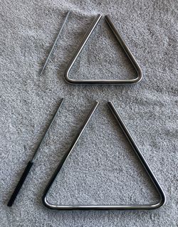 Triangles 6” And 8” Percussion
