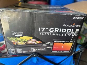 17 inch flat griddle used twice