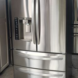 LG 4 Door Stainless Steel Refrigerator 