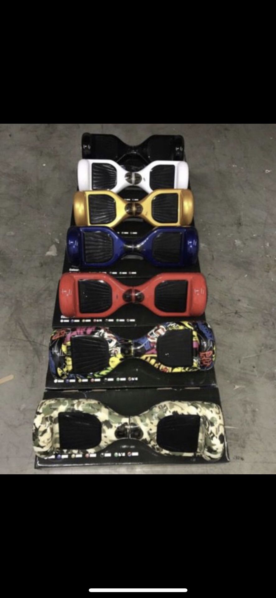 Hoverboards with Bluetooth speakers