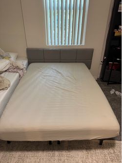 Metal Bed Frame + Mattress