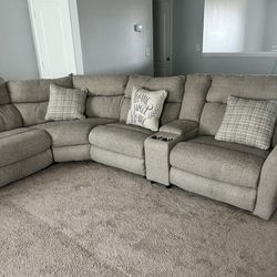 Large Recliner Sectional Couch