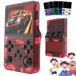 R36S Retro Handheld Video Game Console Linux System 3.5 Inch IPS Screen