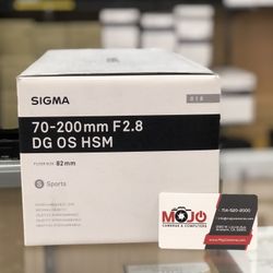 Sigma 70-200 F/2.8 Nikon F Mount