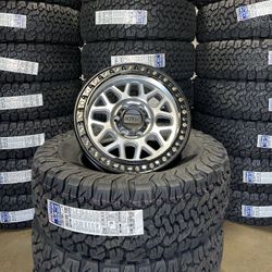 New KMC Wheels available Perfect for 6x139 Bolt Patterns with 285/70/17 BF-Goodrich Tires!!
