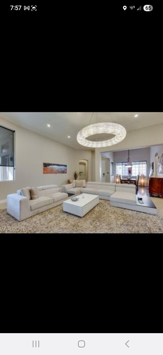 4 Piece Modular Sofa Set with accent table